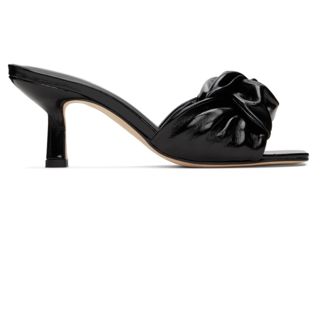 NWOT By Far Black Lana Heels